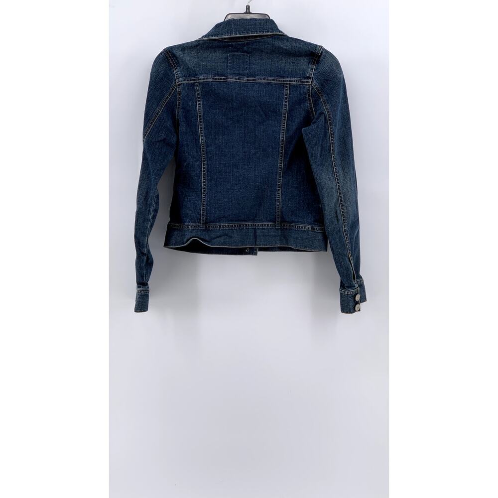 OLD NAVY Women's Blue Vintage Denim Stretch Button-Up Jacket SZ XS - Picture 2 of 9